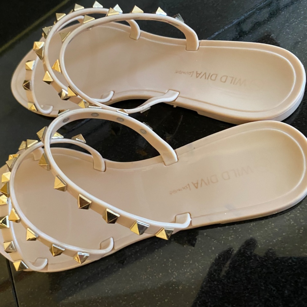 JOANIE-258 FLAT JELLY SLIDES SANDALS - Picture 7 of 12
